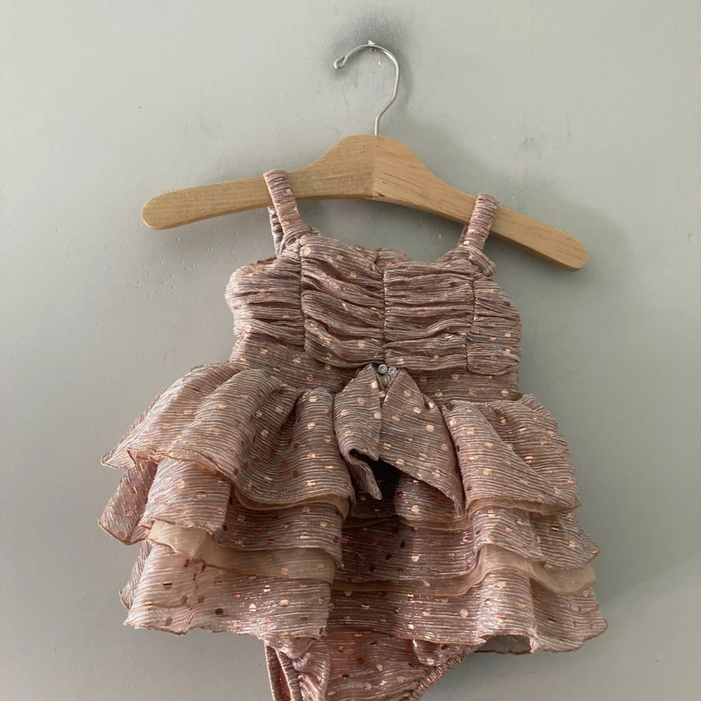 $16 ADD ON baby gap metallic tulle dress 18-24M Zara‎ Hanna Andersson Mini Boden